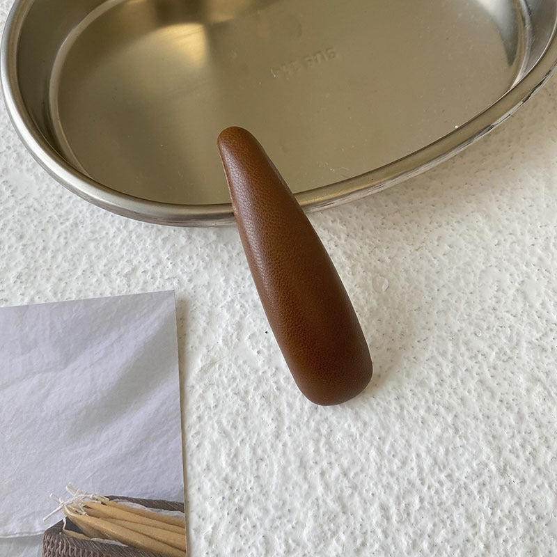 Wholesale Smiley Face Hollow Water Drop Hair Clip