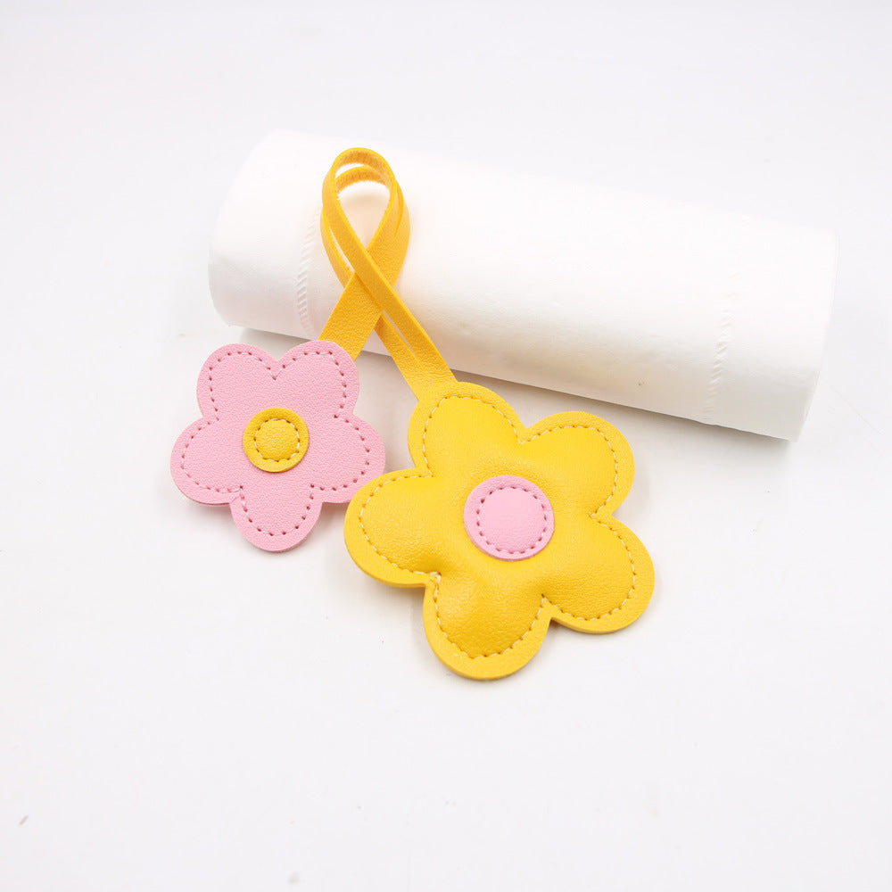 Wholesale Cherry Blossom Cute Animal Leather Bag Charm Pendant Stylish Fashion Accessory For Everyday Use And Resale