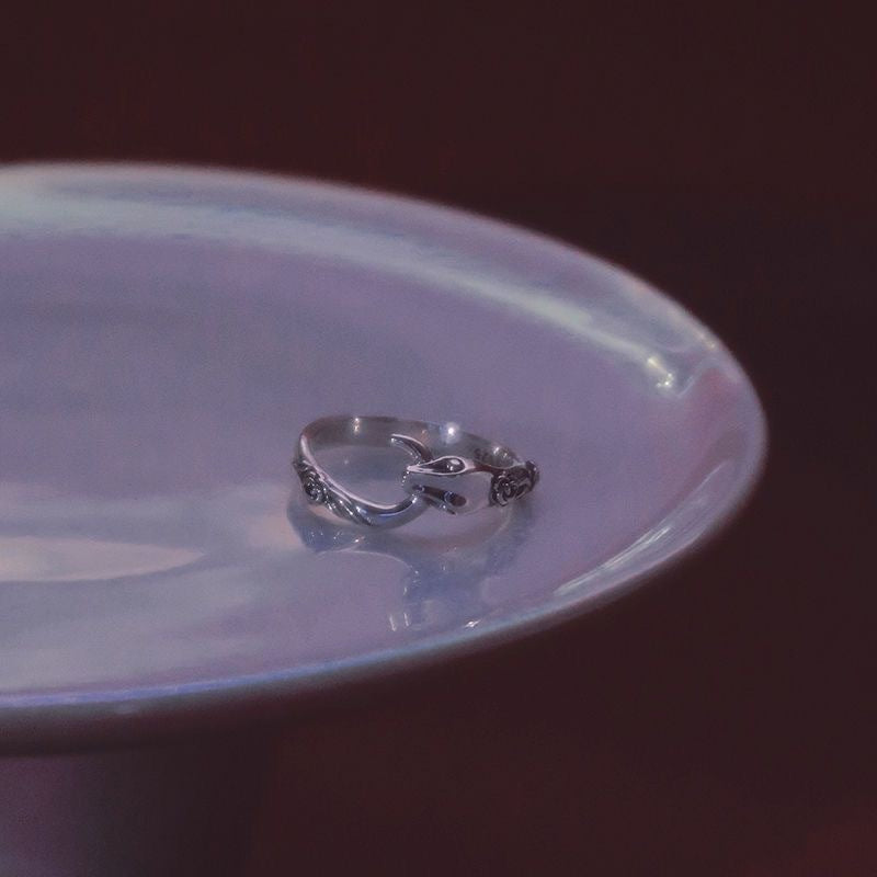 Wholesale Alloy Adjustable Snake Bone Ring