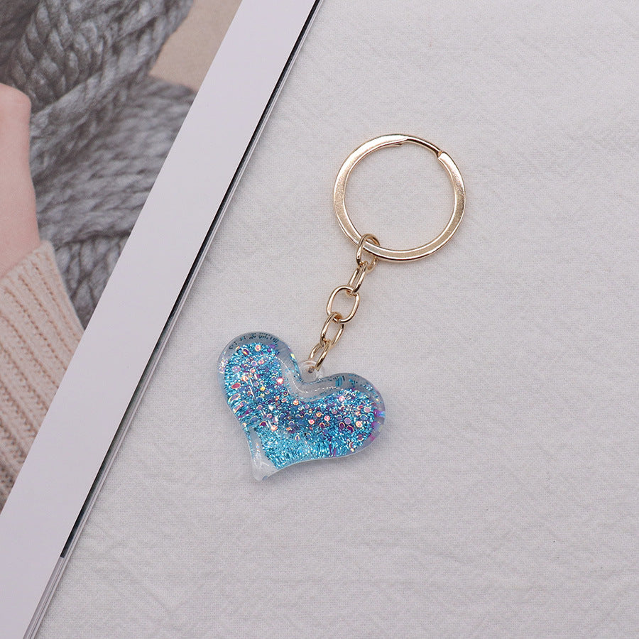 Wholesale Powder Acrylic Love Keychains