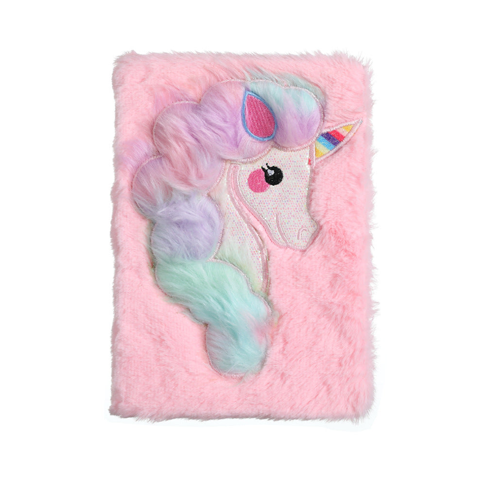 Wholesale Cartoon Unicorn Plush A5 Student Line Notebook