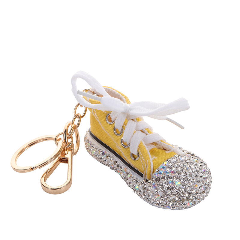 Wholesale Crystal Shoe Pendant Metal Car Key Pendant
