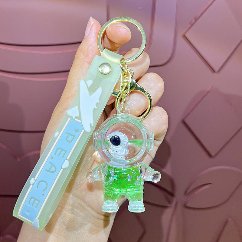 Wholesale Cute Cartoon Astronaut Spaceman Couple Keychain