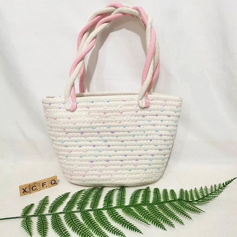 Wholesale Wedding Souvenir Portable Cotton Woven Bag