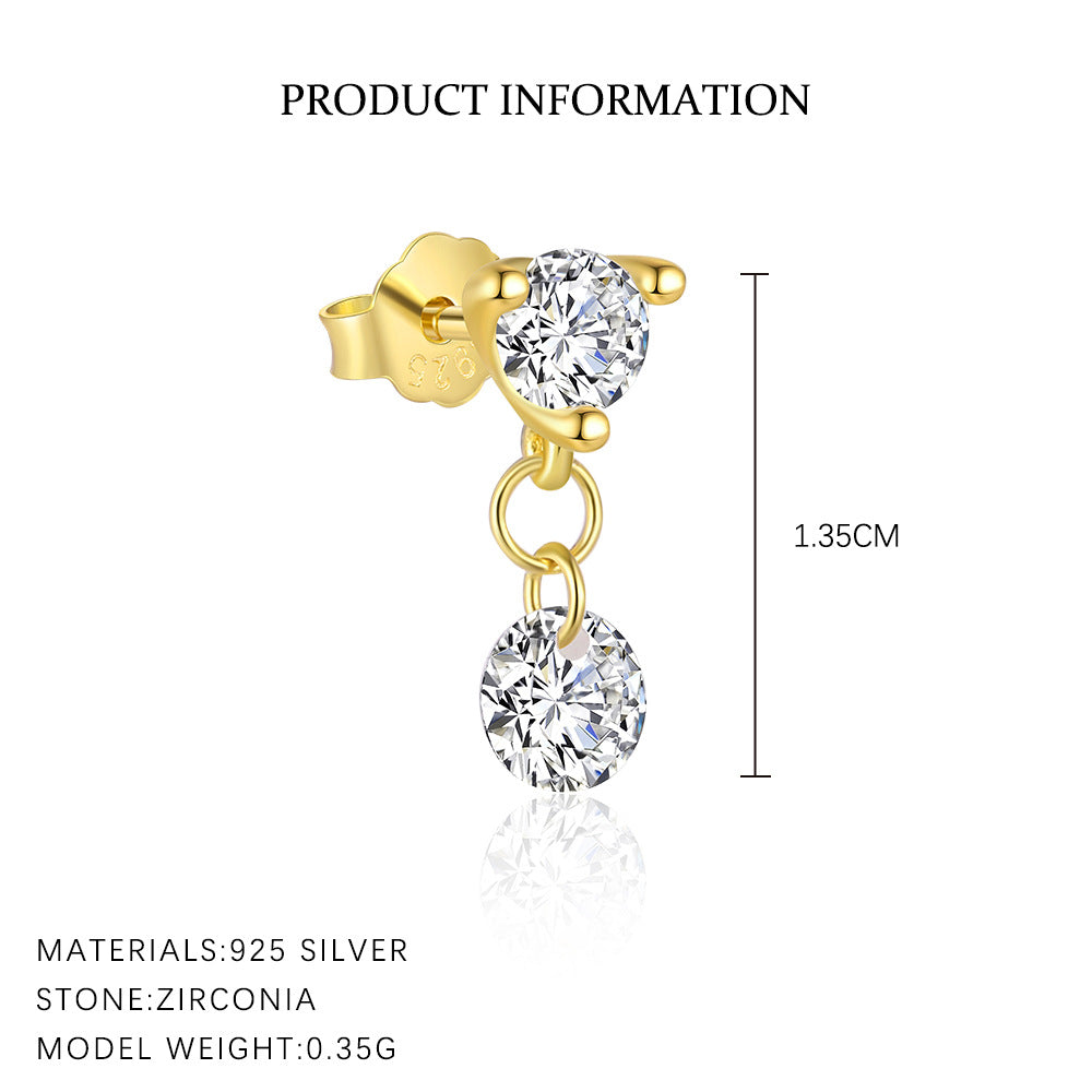 Wholesale zircon stud earrings Ear Studs