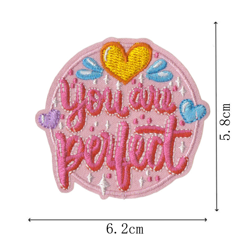 Wholesale Inspirational quote embroidery DIY Patches