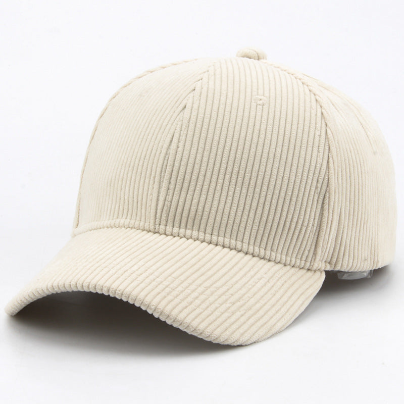 Wholesale Autumn and Winter Corduroy Stick Solid Color Retro Casual Warm Hat