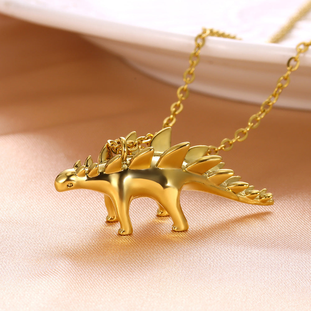 Wholesale Dinosaur Series Pendant Necklace Personalized Stainless Steel Pendant