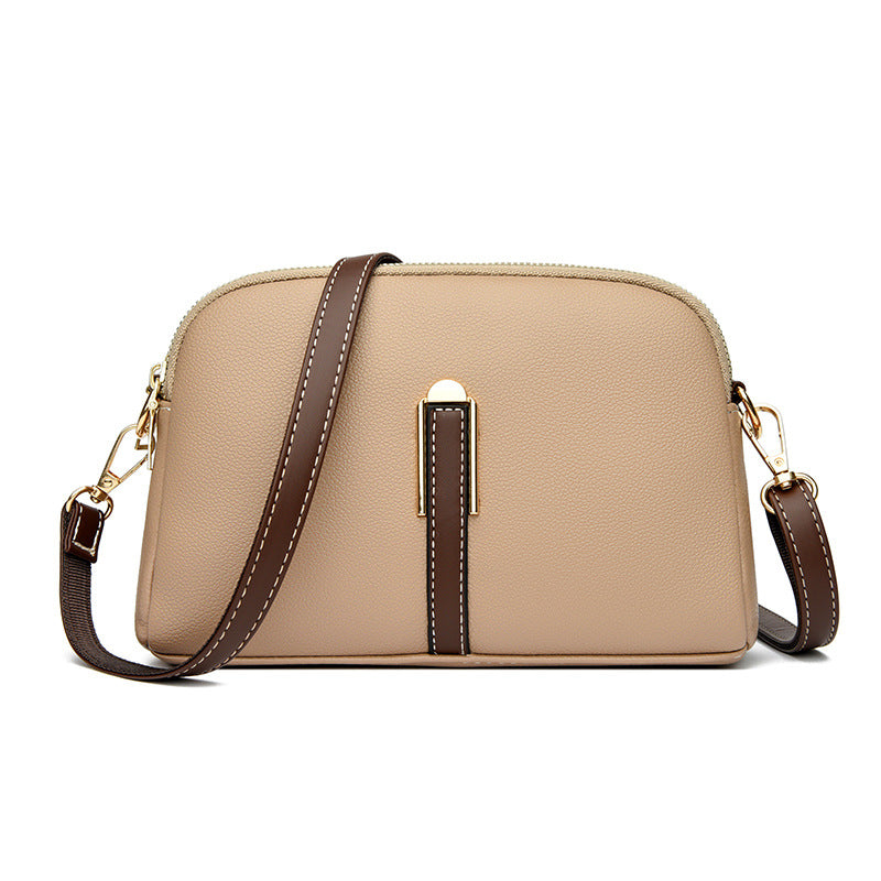 Wholesale Simple Textured Crossbody Shoulder Shell Bag
