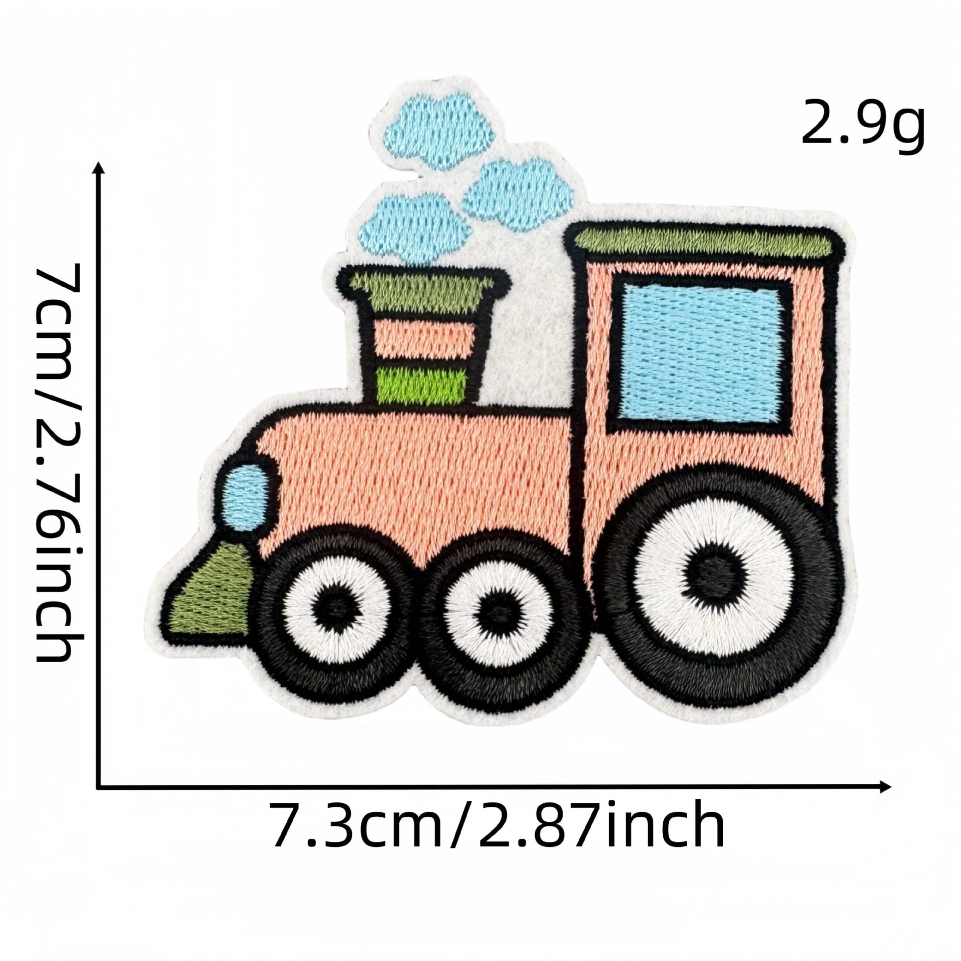 Wholesale Transportation cartoon car embroidered patch