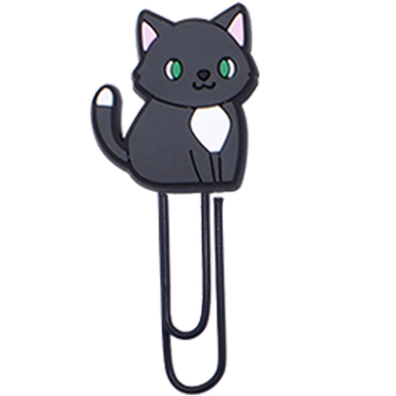 Wholesale  Random 50pcs/pack   Colorful cartoon cat bookmark