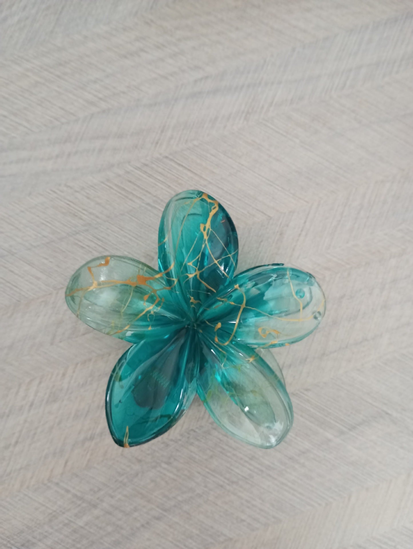 Wholesale Large 8CM Gradient Color Plumeria Flower Hairpin