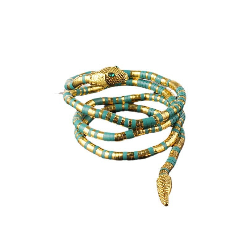 Wholesale  Shape Snake  Sense Adjustable Snake Bone  Alloy Necklace