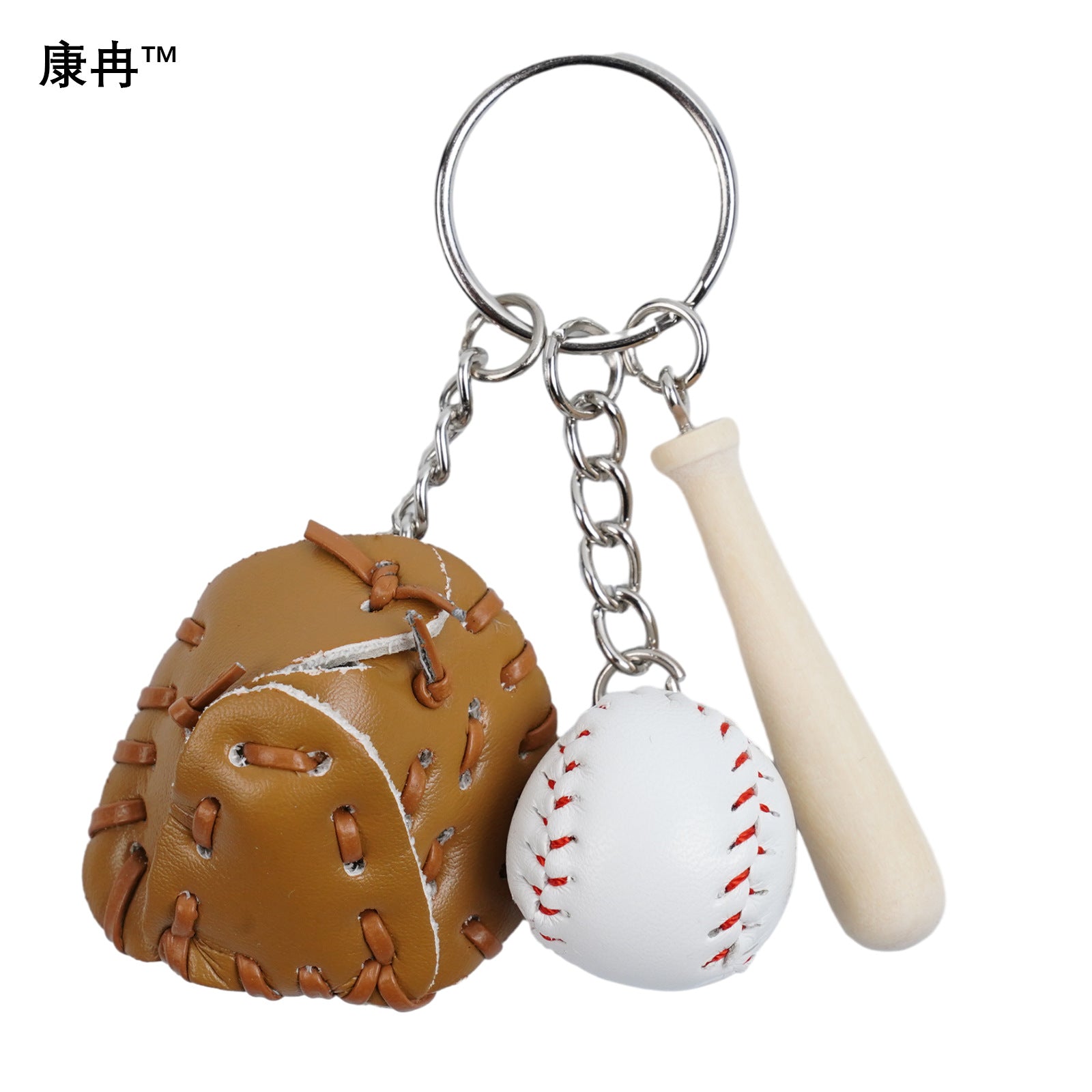 Wholesale Mini Cross-border Explosions Baseball Keychain Bag Pendant Softball Gloves Softball Baseball Pendant