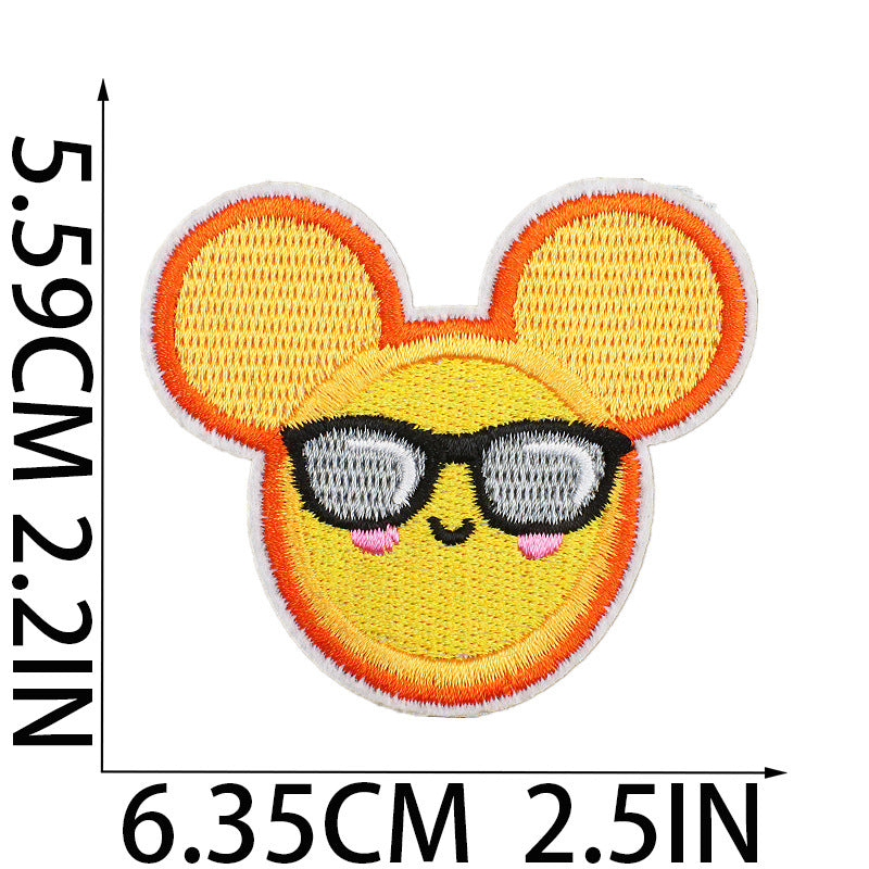 Wholesale Embroidered Patch Sew On Badge Polyester Craft Supply For Clothing Bags Decorative Gift OLY Exclusive