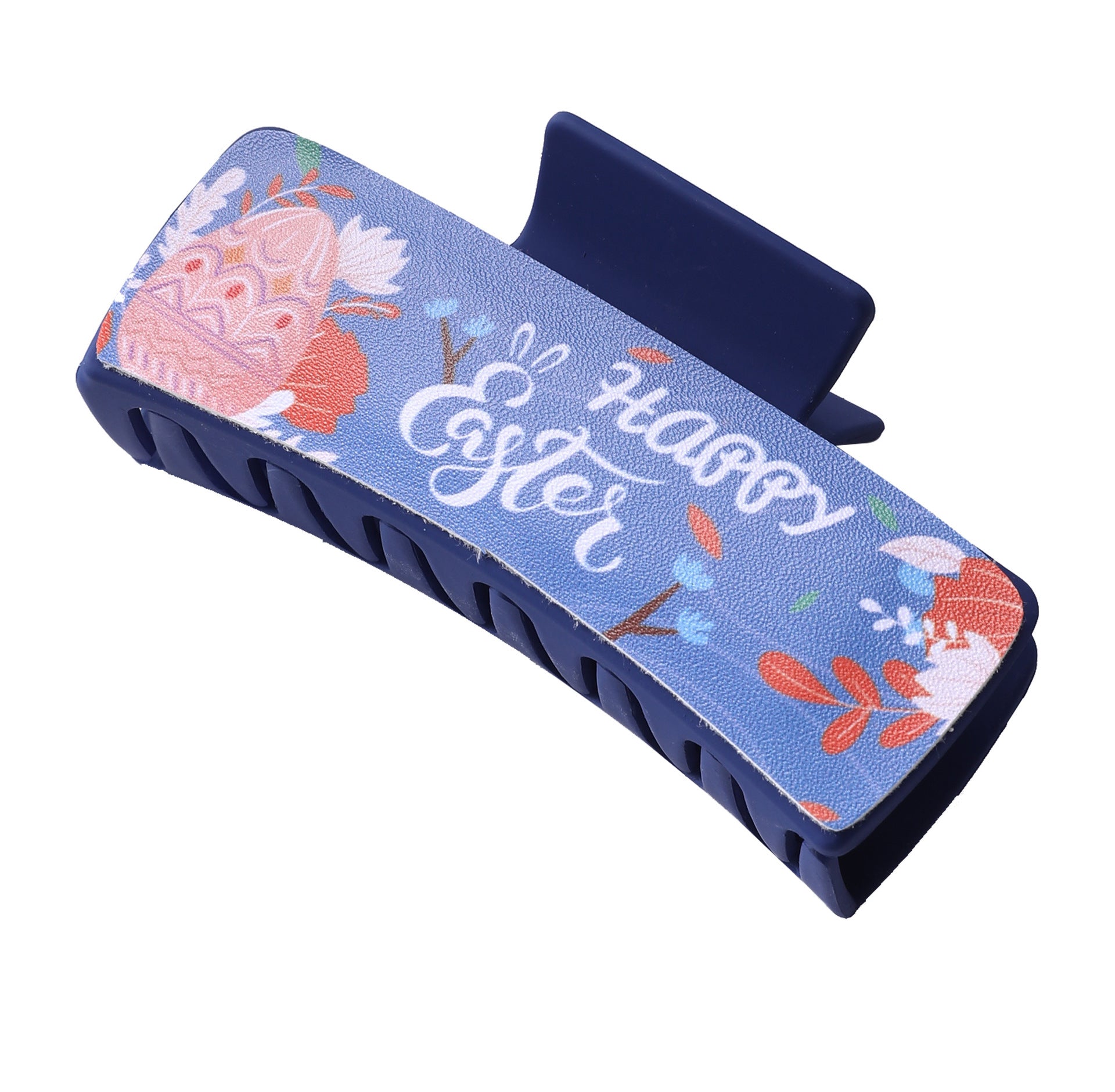 Wholesale Easter Bunny Egg Colored PU Hair Clips