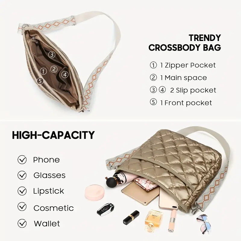 Wholesale Silk Cotton Down Jacket Nylon Outdoor Waterproof Multifunctional Shoulder Bags