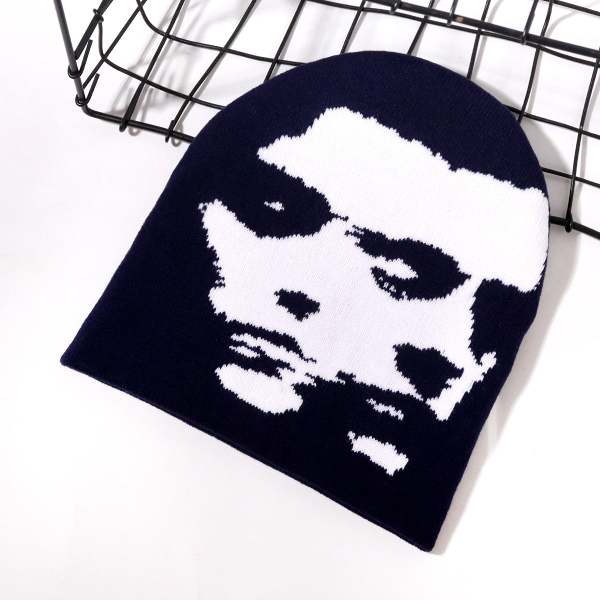 Wholesale Image Single Jacquard Knitted Hat