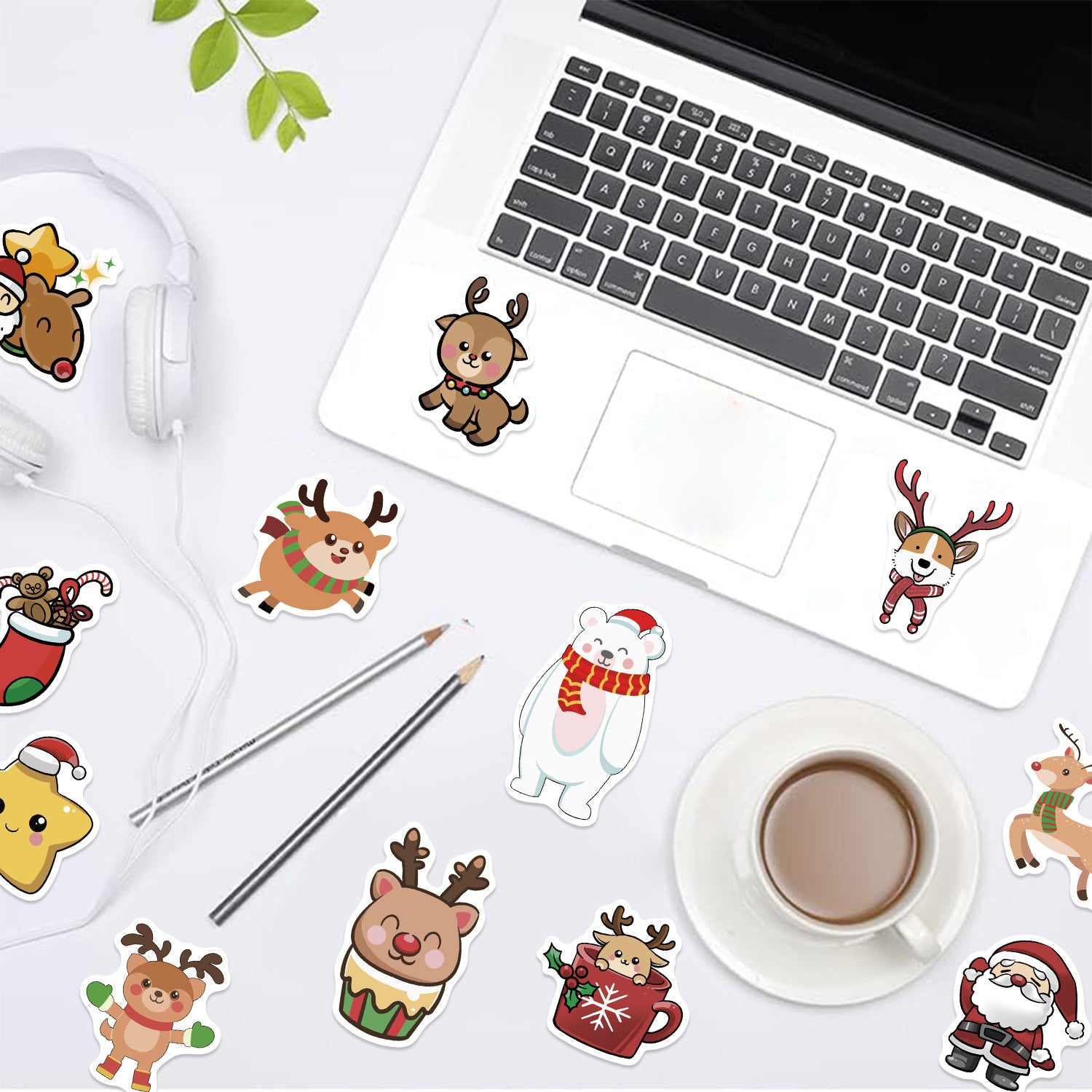Wholesale 50pcs Cartoon Christmas Stickers