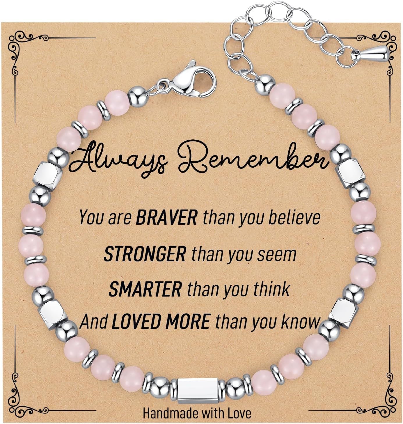 Wholesale 4MM Bohemian Couple Natural Stone Bracelet