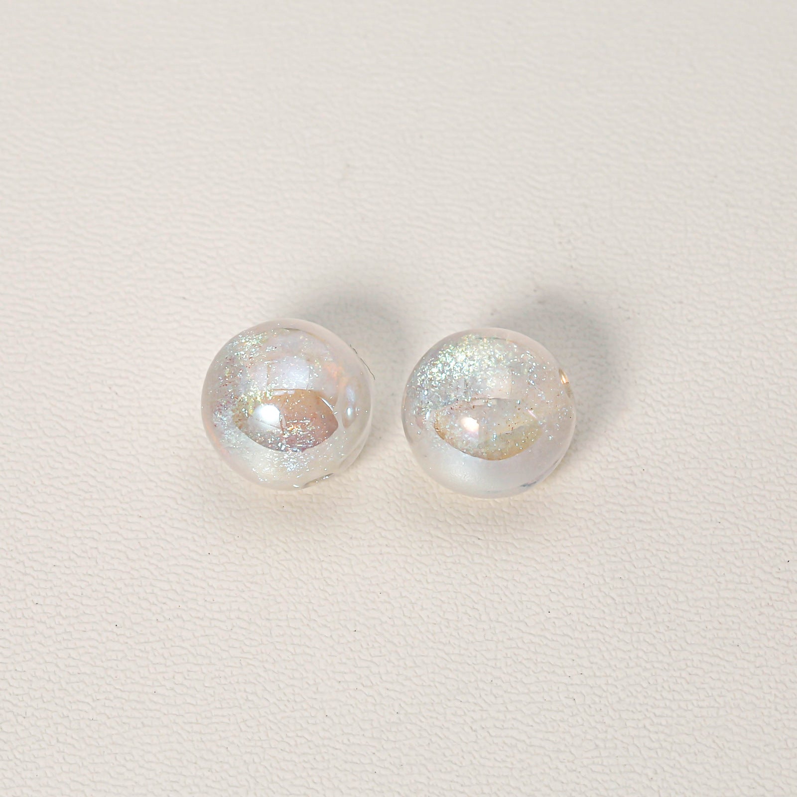 Wholesale 50pcs/1pack Mermaid Cat Eye Through Hole Starry Sky Dyeing DIY Handmade Beads