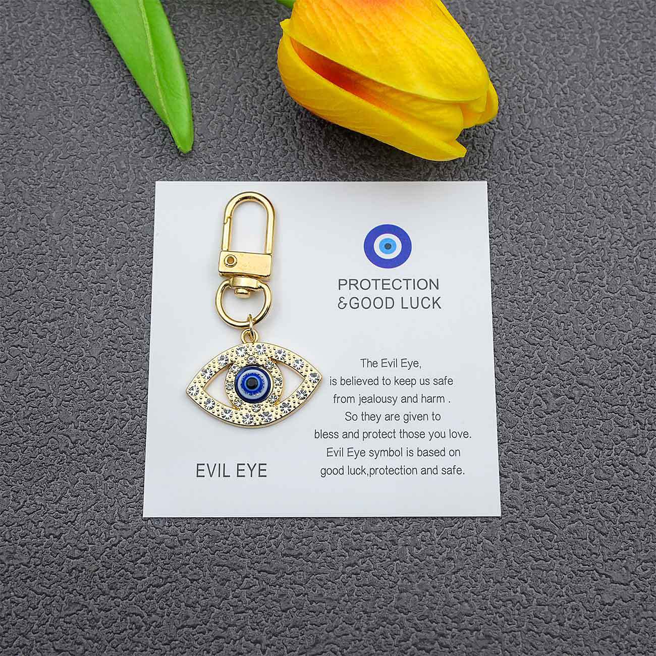 Wholesale Blue Evil Eye Keychain