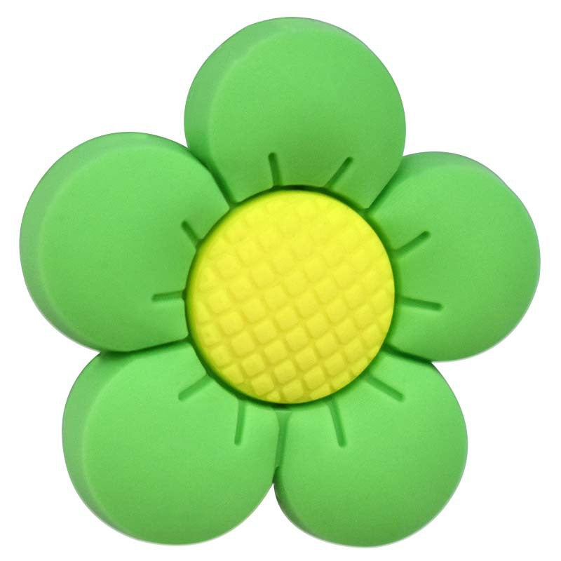 Wholesale Random 100pcs Colored Flower Shaped Focal Beads