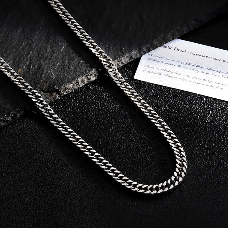 Wholesale Titanium Steel Non-fading Men's Necklace