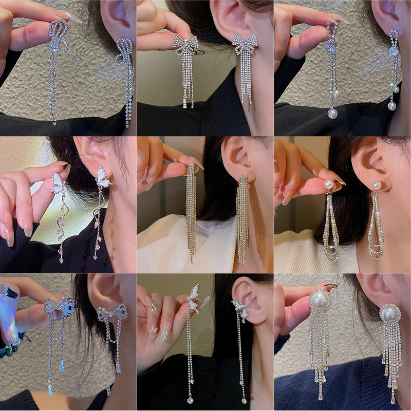 Wholesale Long Tassel Earrings