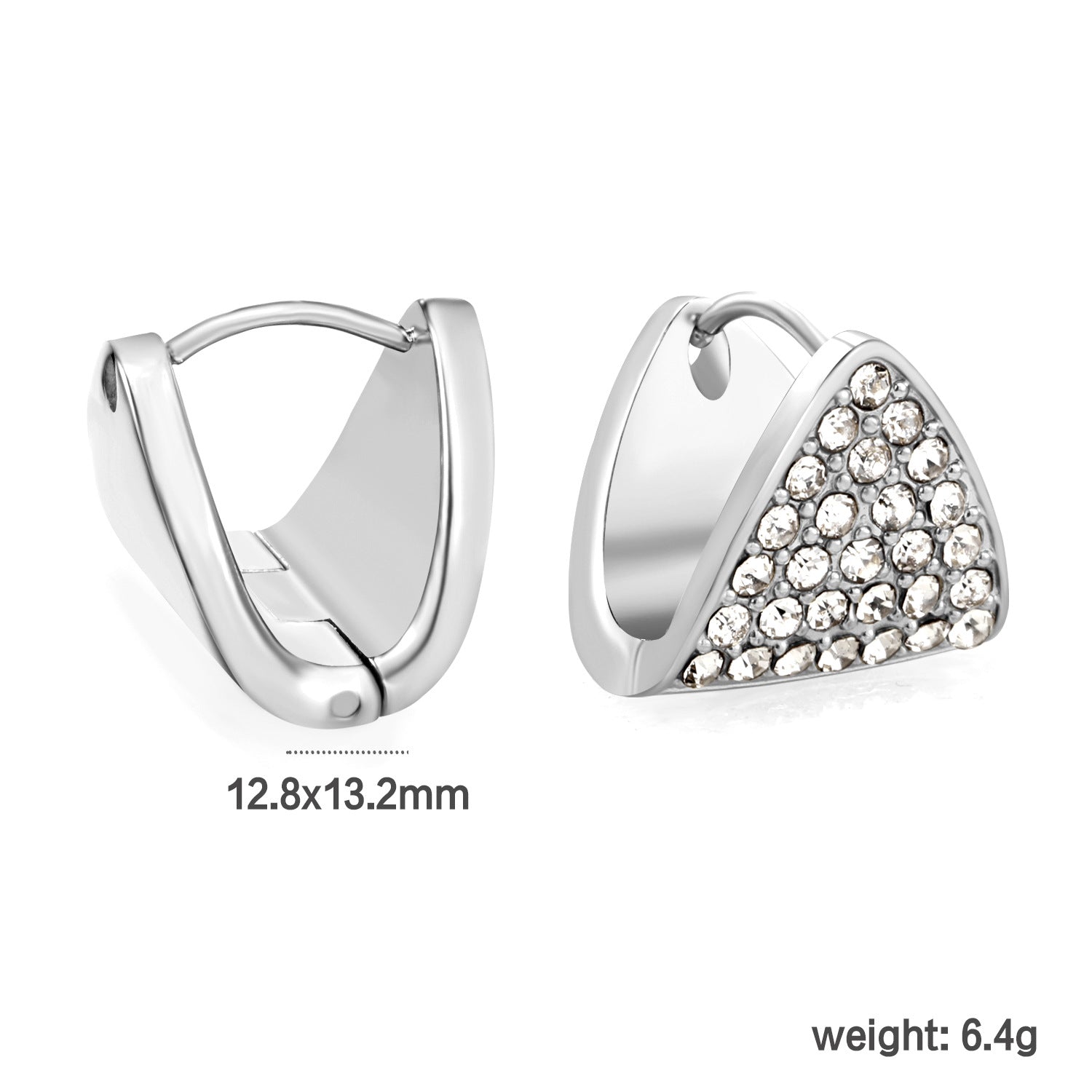 Wholesale Vintage shaped stainless steel wrapped earrings