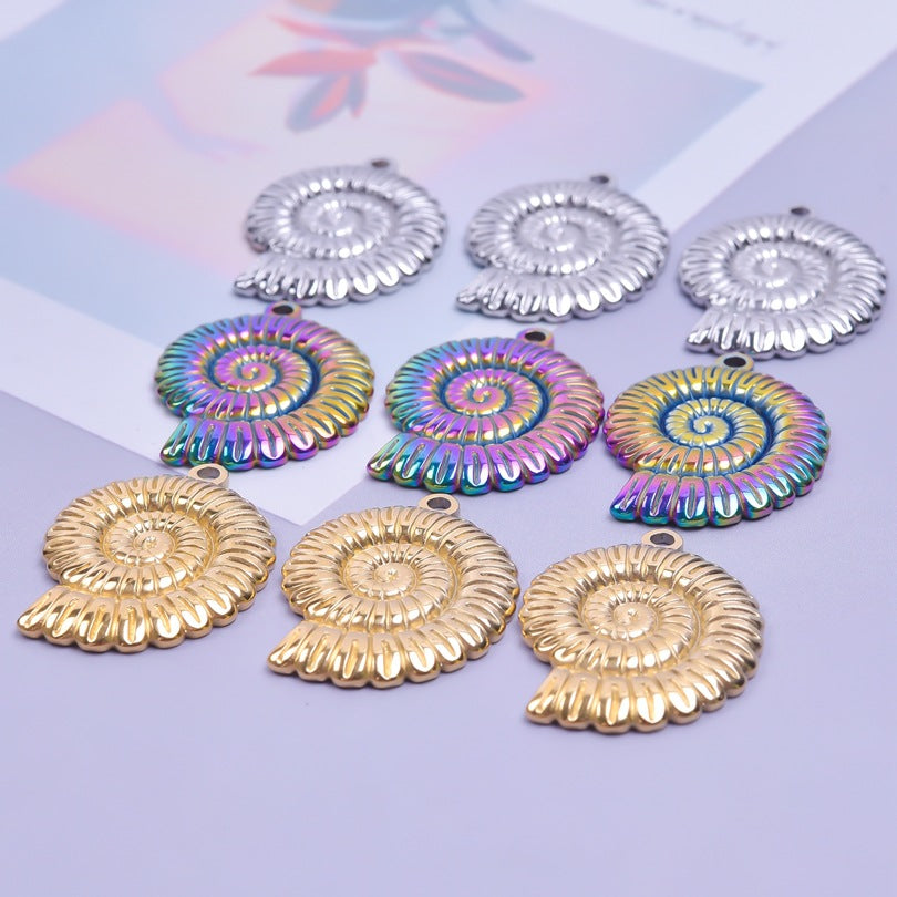 Wholesale Colorful Golden Spiral DIY Jewelry Accessories