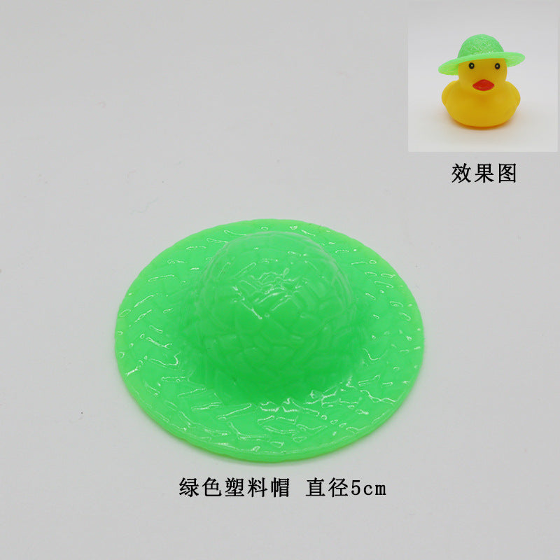 Wholesale 100pcs/pack small duck toy hat accessories