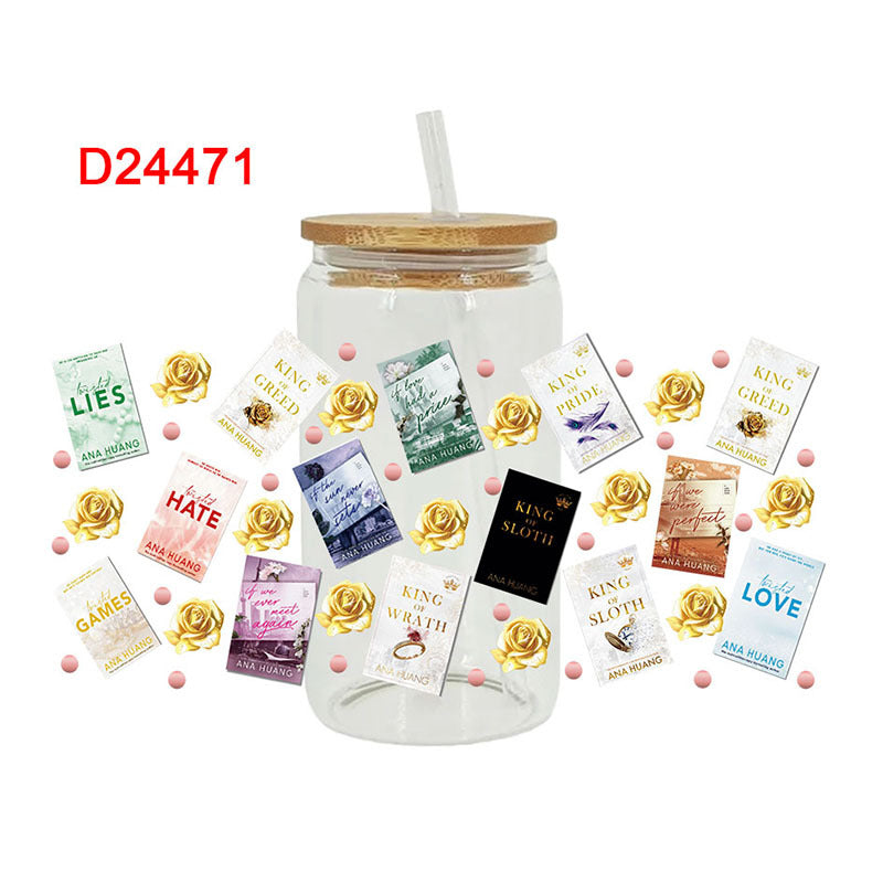 Wholesale UV Transfer Paste Glass Crystal Label Crystal Paste 16OZ UV DTF WRAPS