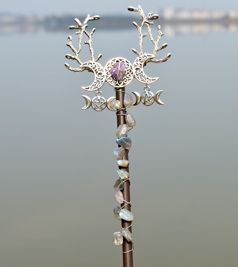 Wholesale Wooden Viking Gravel Hairpins