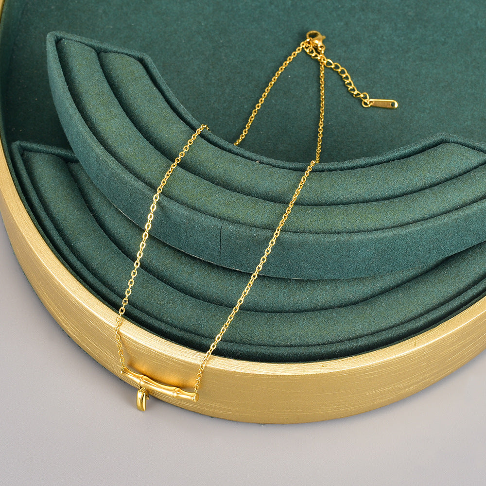 Wholesale Bamboo Titanium Steel Necklaces