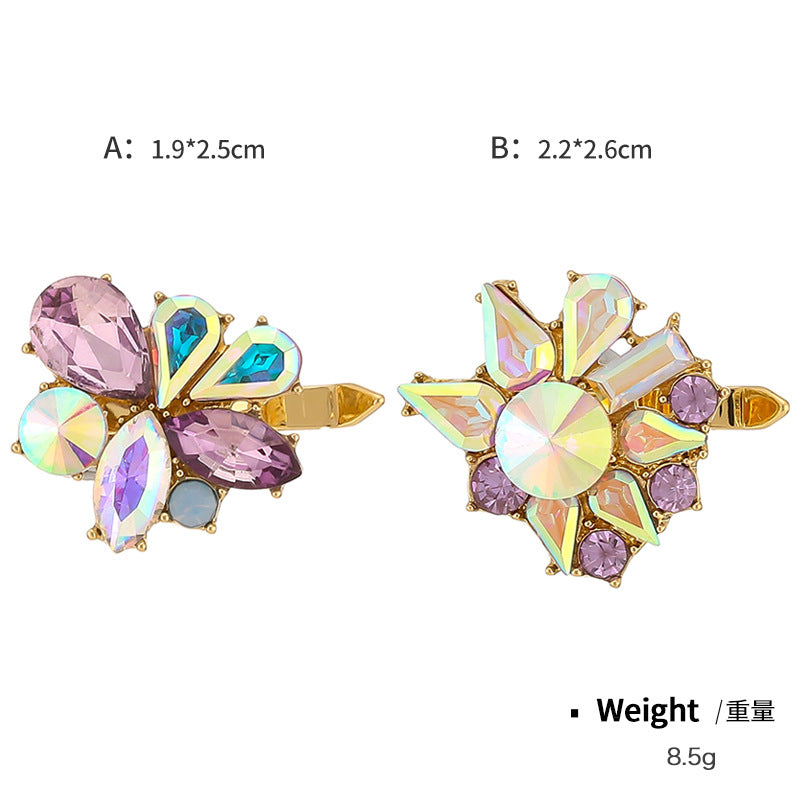 Wholesale Alloy Diamond Plated Hair Clip