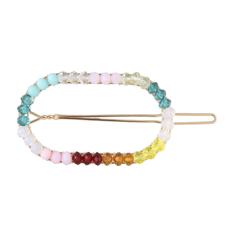 Wholesale Colorful Beaded Hair Clips