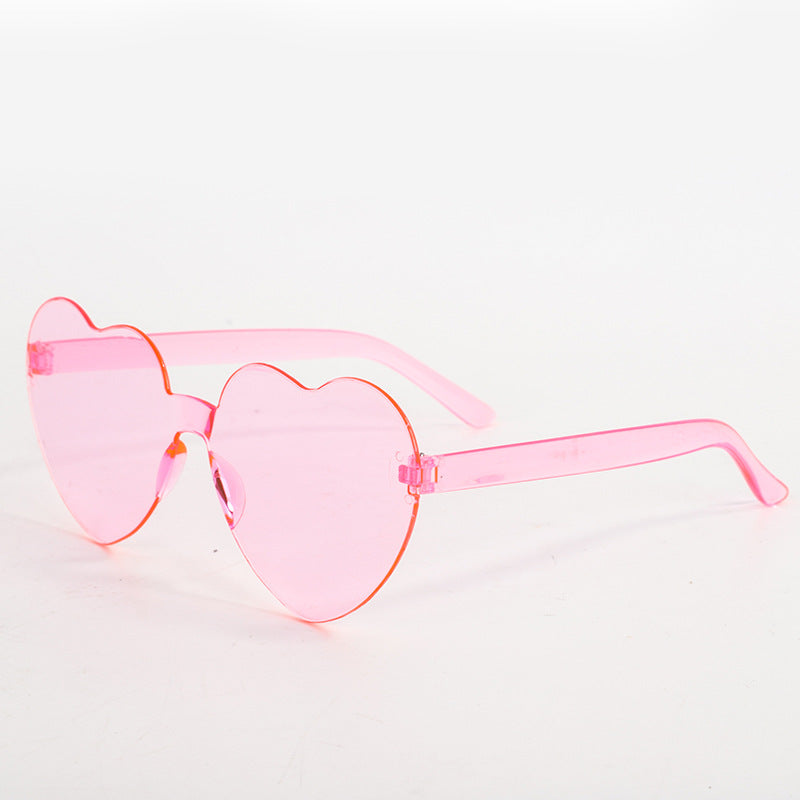 Wholesale Candy Jelly Color Love Glasses