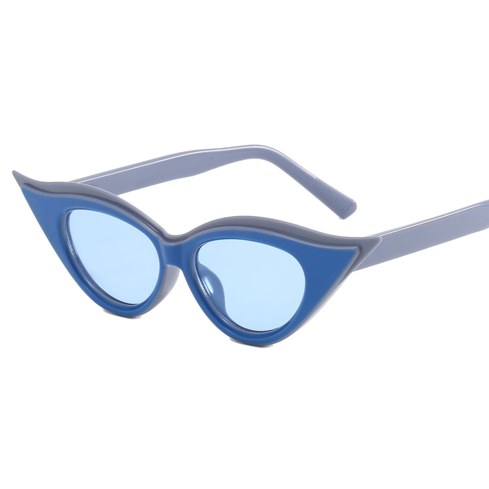 Wholesale PC Cat Eye Small Frame Sunglasses