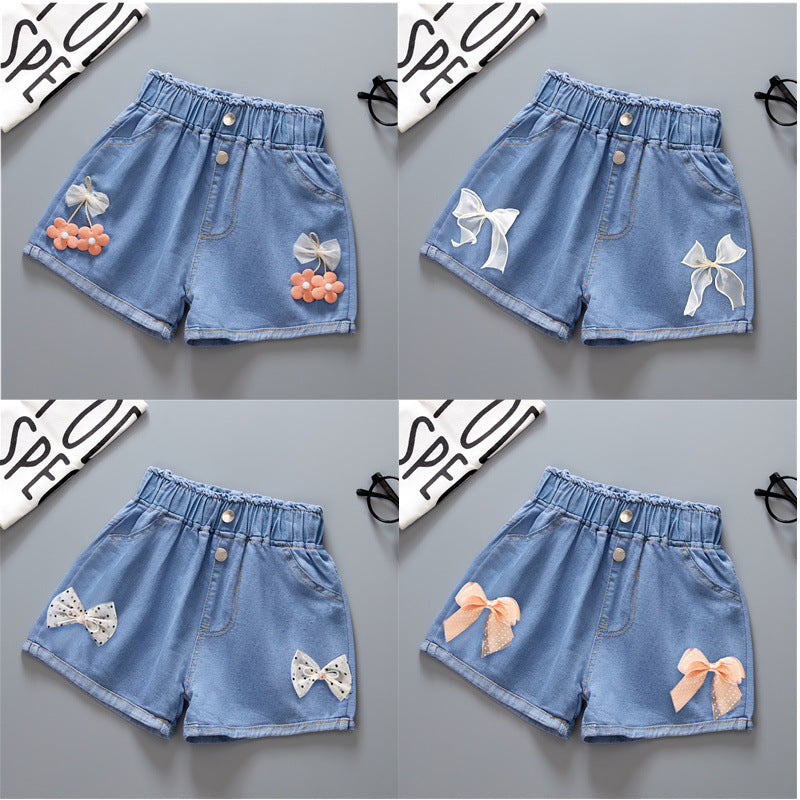 Wholesale Cotton Girls Denim Shorts