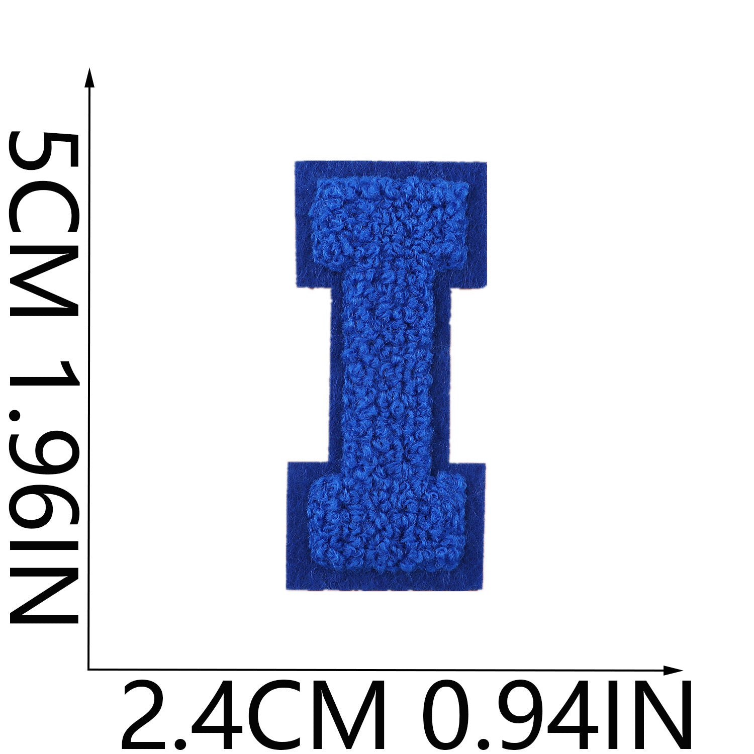 Wholesale Embroidered fabric patch hat and bag decoration A-Z English letter  DIY Patches