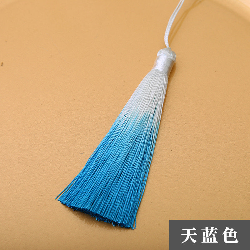 Wholesale Small Gradient Dye Tassel Vertical Decorative Pendant