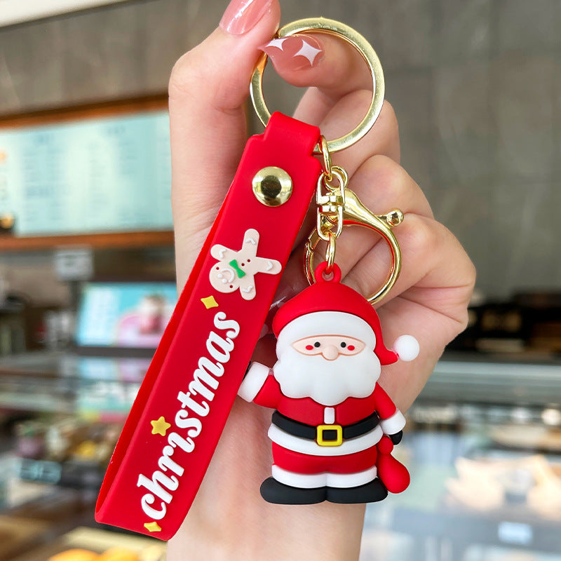 Wholesale Cute Christmas Snowman Cartoon Keychains