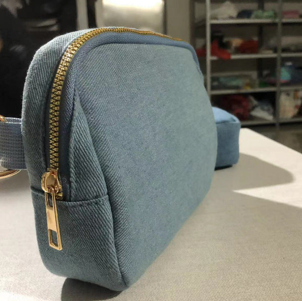 Wholesale Waist bag nylon waterproof chest bag outdoor sports running mobile phone bag versatile crossbody men and women