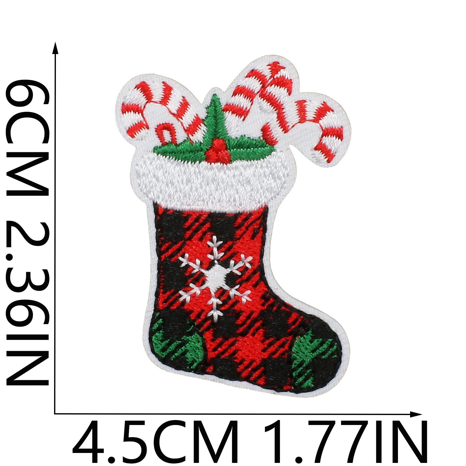 Wholesale Cartoon Christmas Embroidery Patches Festive Tree Snowman Designs Polyester Thread Decorative Accent For Clothing Bags DIY Projects