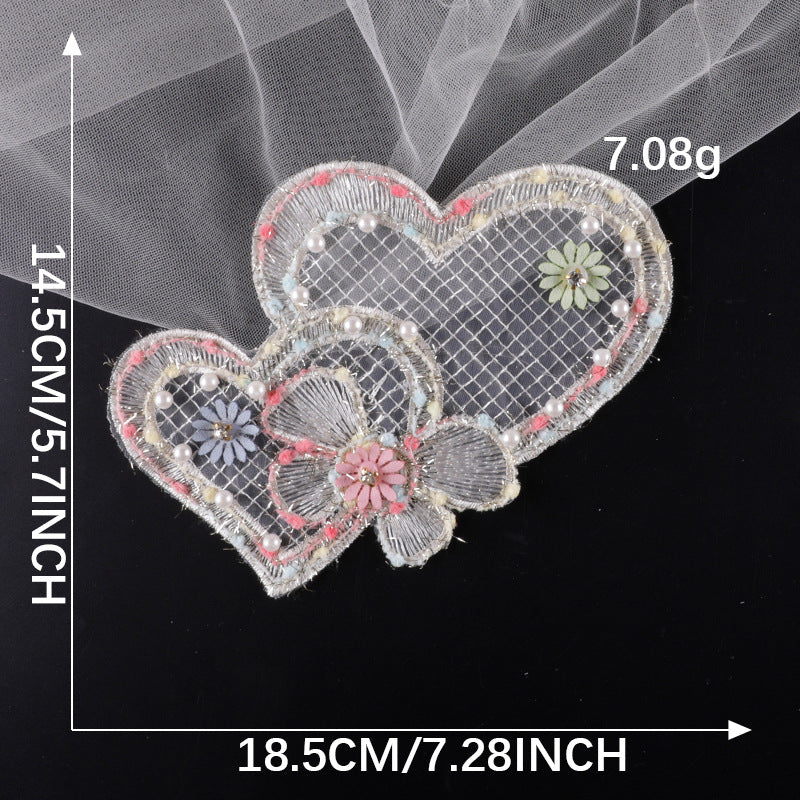 Wholesale Lace bow hairpin accessories headdress brooch embroidery DIY