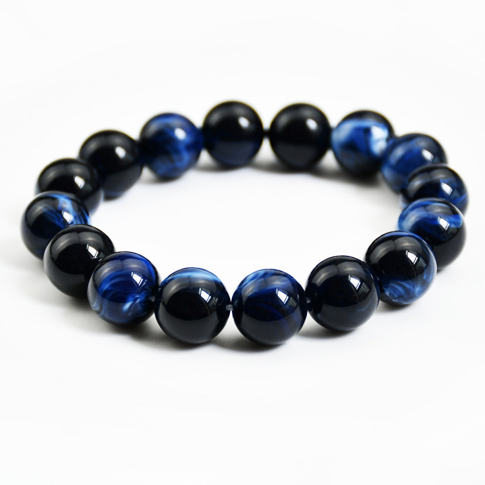 Wholesale Colorful imitation jade beads versatile niche non-fading bracelet