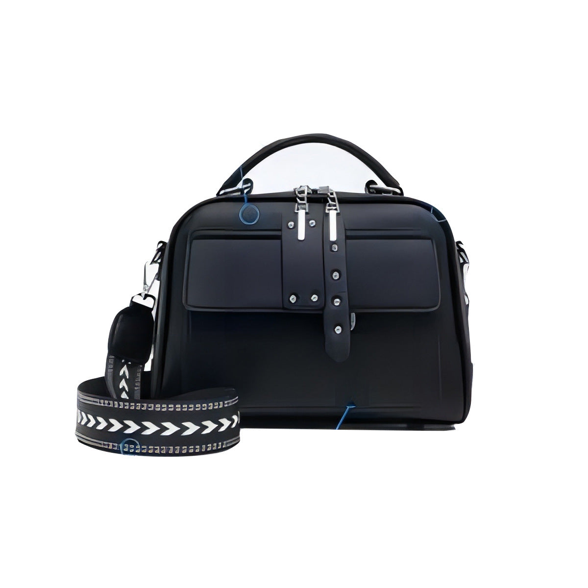 Wholesale Pure Black Crossbody Shoulder Bags