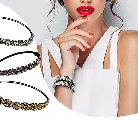 Wholesale Bohemian Set Rice Bead Hairbands