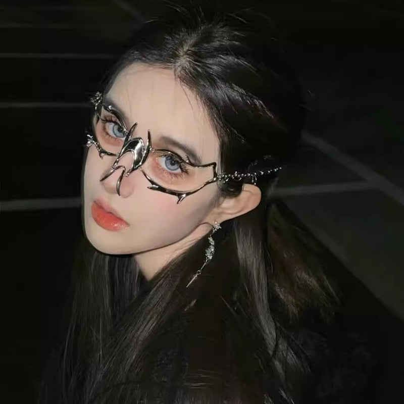 Wholesale Cyberpunk Metal Mask Face Chain